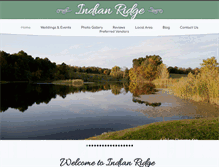 Tablet Screenshot of indianridgepreserve.com